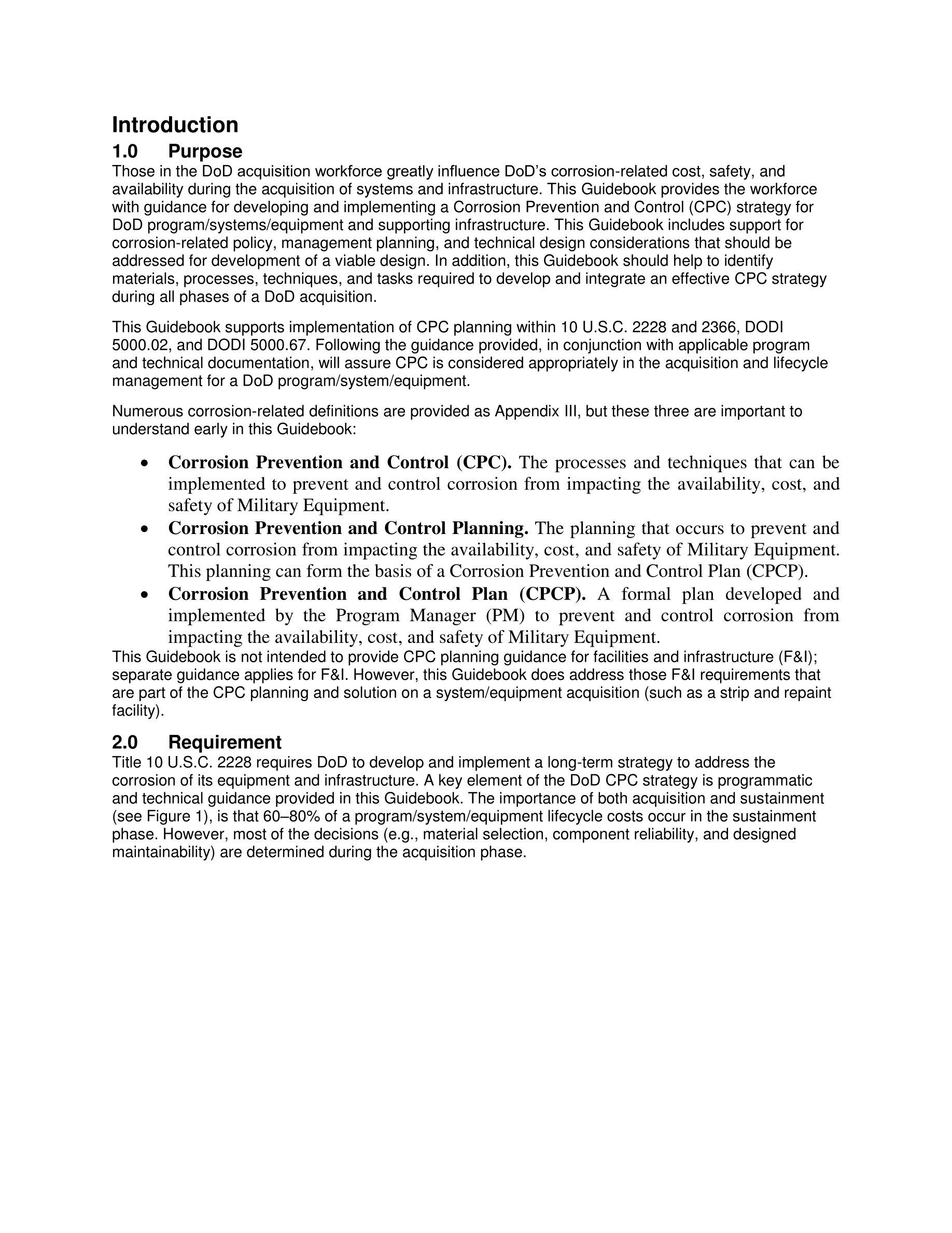 Corrosion Prevention And Control Planning Guidebook For Military ...